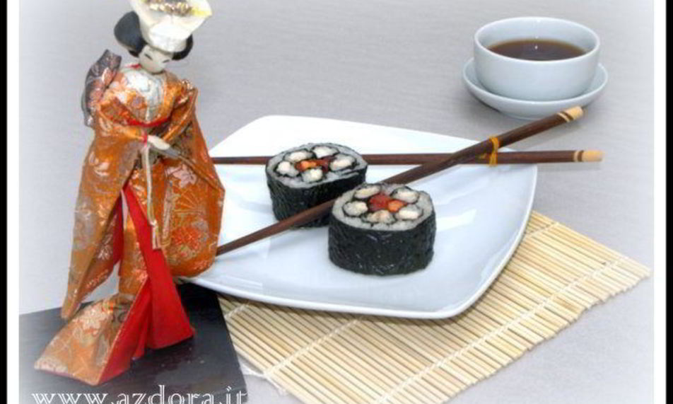 Рецепт фальшивых суш-роллов с курицей