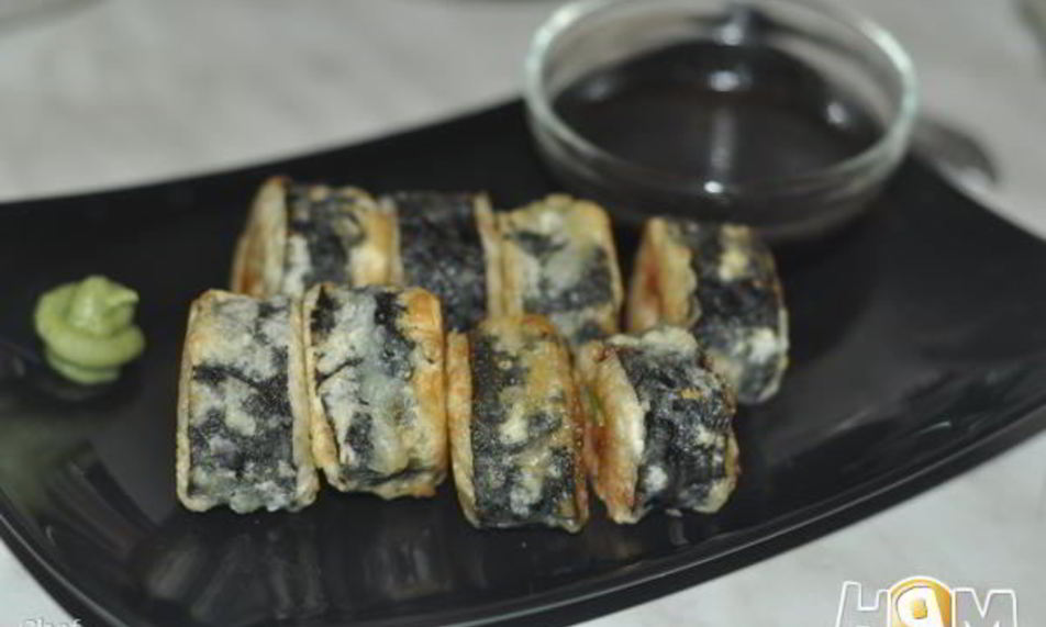 Рецепт горячих роллов с креветками