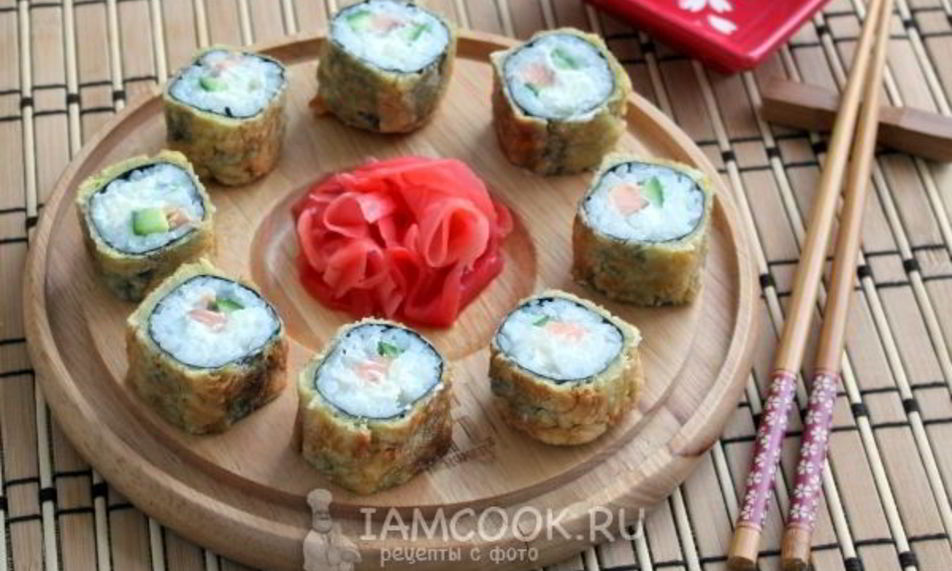 Рецепт горячих роллов