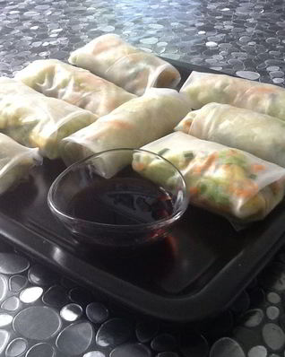 Овощные спринг-роллы