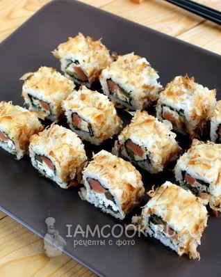 Роллы Бонито со стружкой тунца