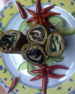 Роллы из свинины Счастье в доме