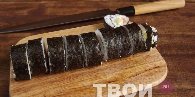 роллы с семгой
