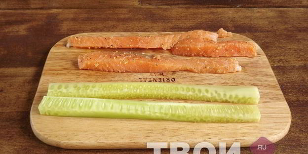 роллы с семгой