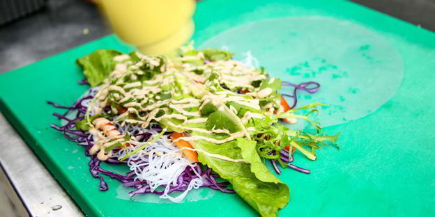 спринг ролл с овощами