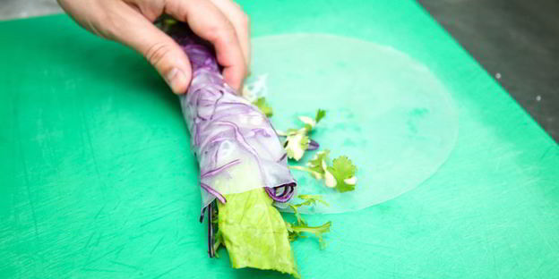 спринг ролл с овощами