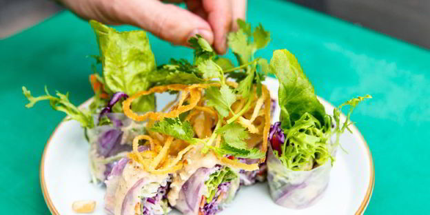 спринг ролл с овощами