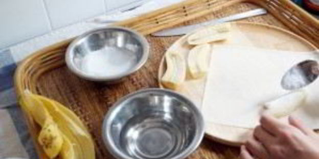 спринг роллы с бананом