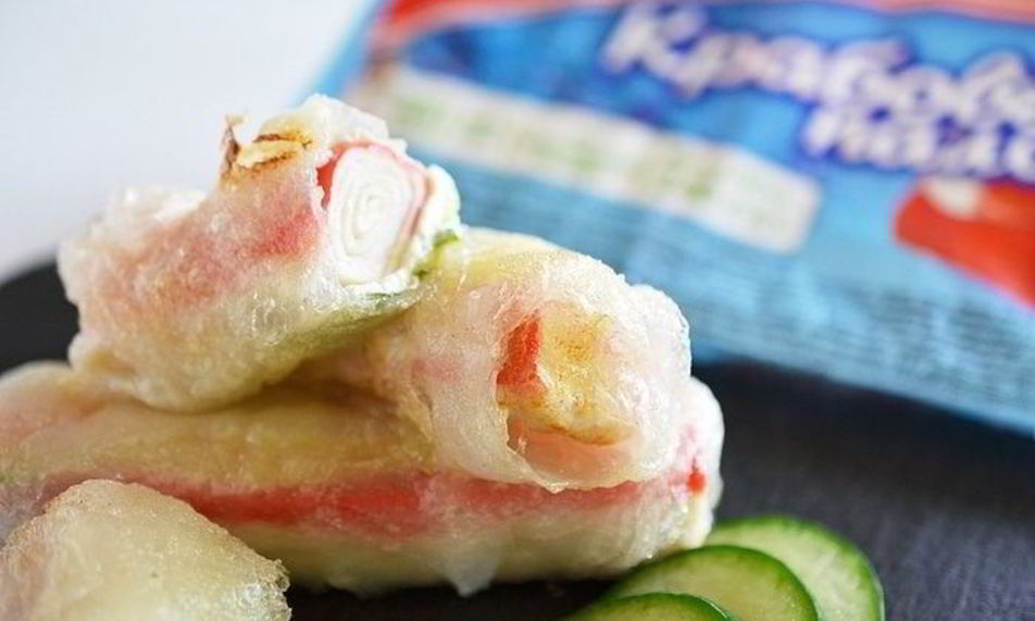 Рецепт спринга-роллов с крабовыми палочками