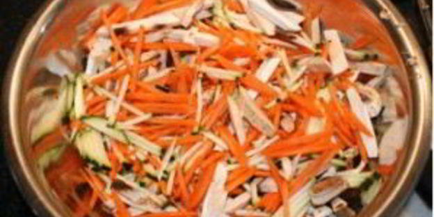 спринг роллы с овощами