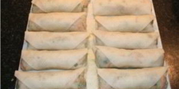 спринг роллы с овощами