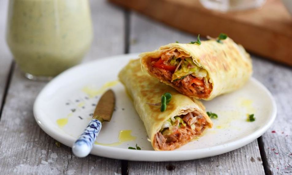 Рецепт сэндвича-ролла с запеченной грудинкой