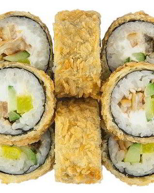 Темпурные роллы с огурцом