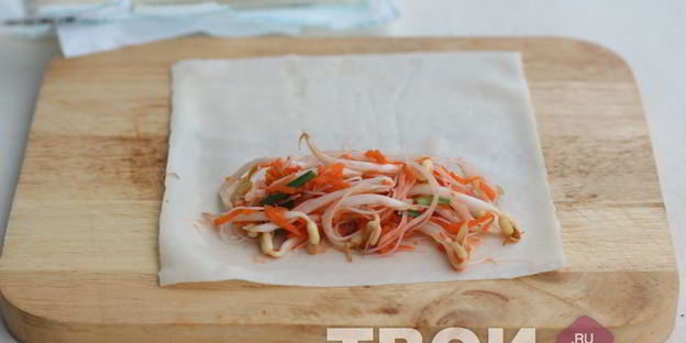 вегетарианские спринг роллы