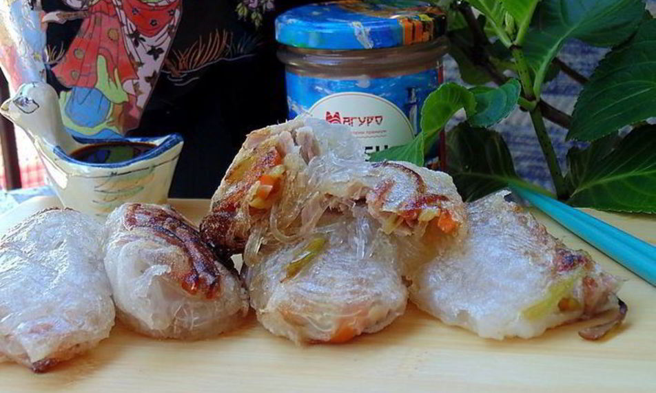 Рецепт весенних роллов с тунцом