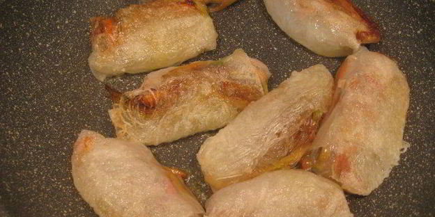 весенние роллы с тунцом