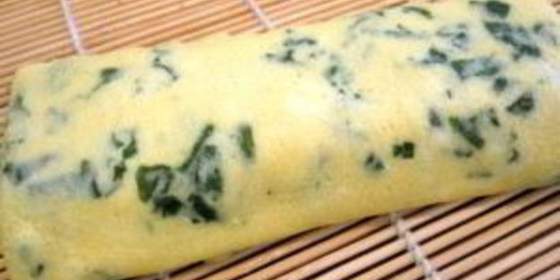 яичный ролл на завтрак