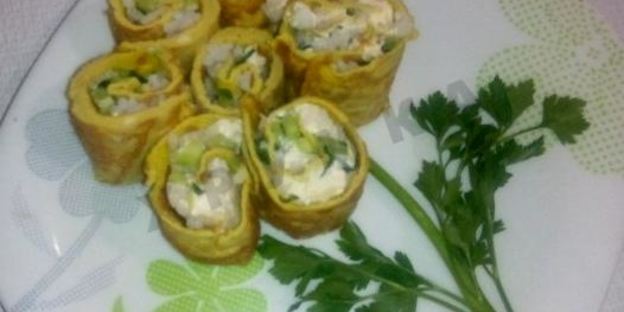 яичные роллы по-корейски