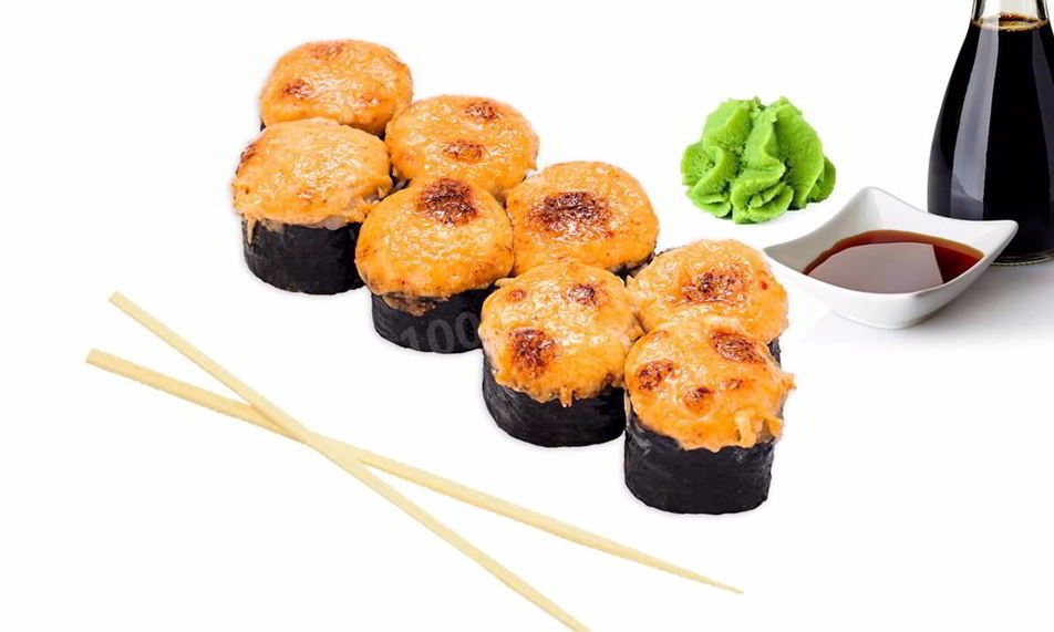 Рецепт запеченных роллов с угрем