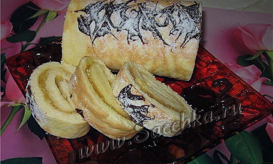 Рецепт бисквитного рулета