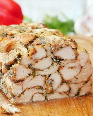 Домашний куриный рулет