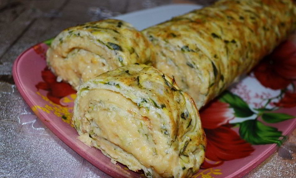 Рецепт кабачкового рулета с чечевицей