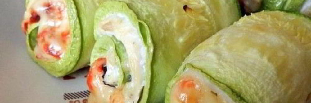 Кабачковые рулетики