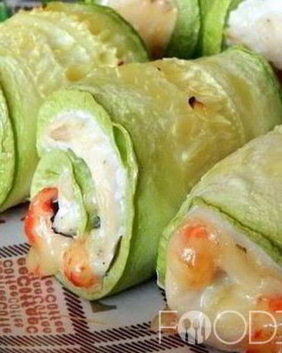 Кабачковые рулетики