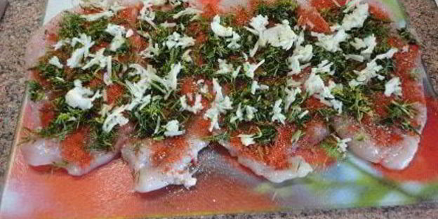 куриный рулет с паприкой