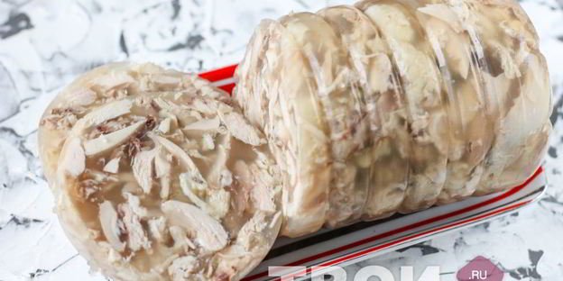 куриный рулет в бутылке