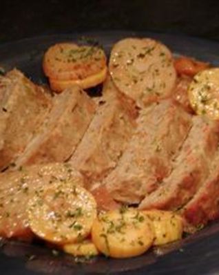 Куриный рулет в рукаве