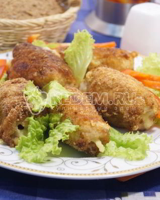 Куриные рулетики в панировке