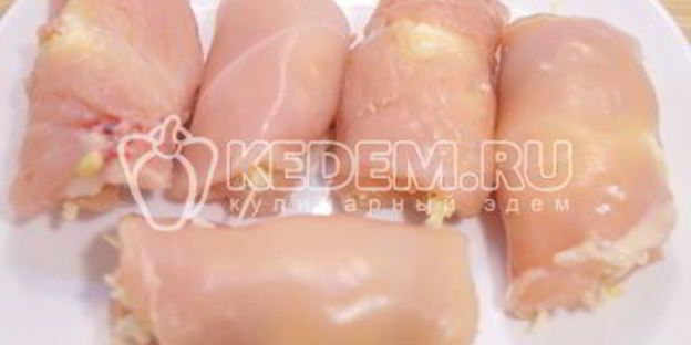 куриные рулетики в панировке