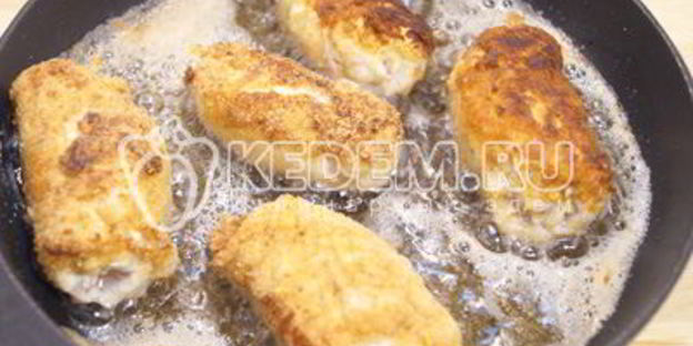 куриные рулетики в панировке