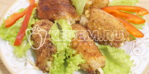 куриные рулетики в панировке