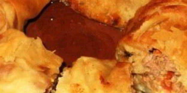 мясной рулет из лаваша