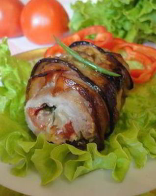 Мясные рулетики по-итальянски
