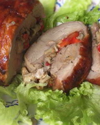 Рулет из индейки