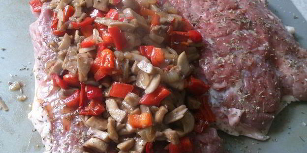 рулет из индейки