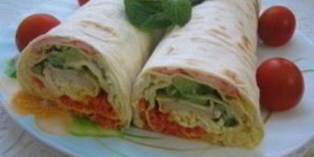 рулет из крабовых палочек в лаваше