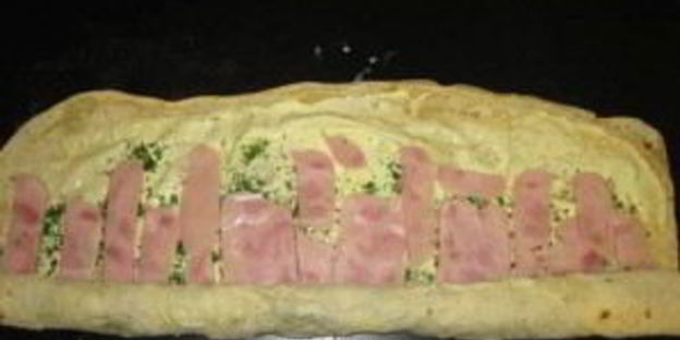 рулет из лаваша с ветчиной и сыром