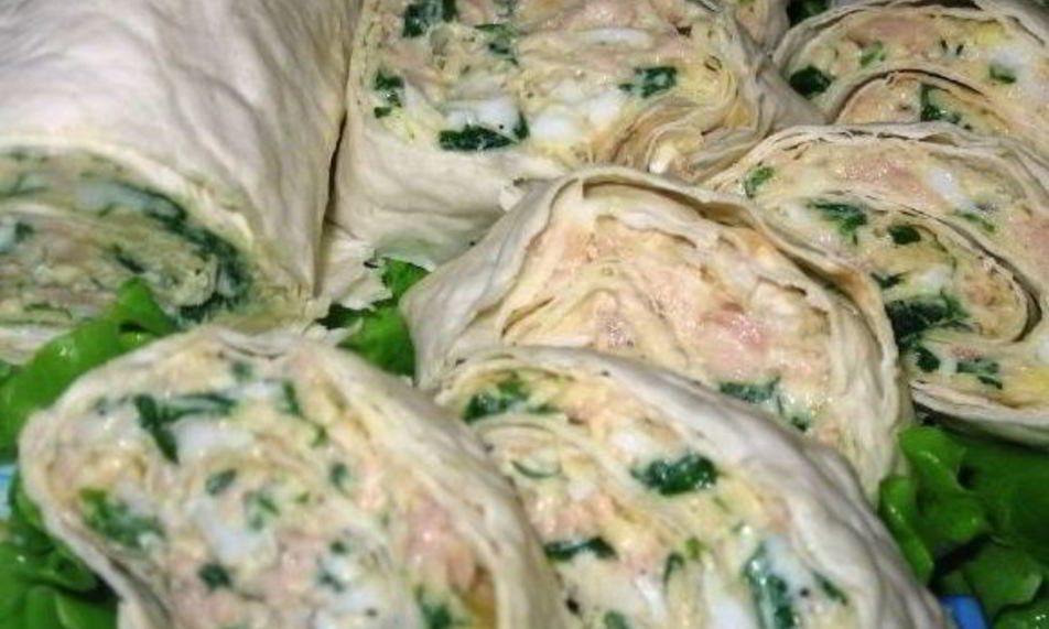 Рецепт рулета с печенью трески