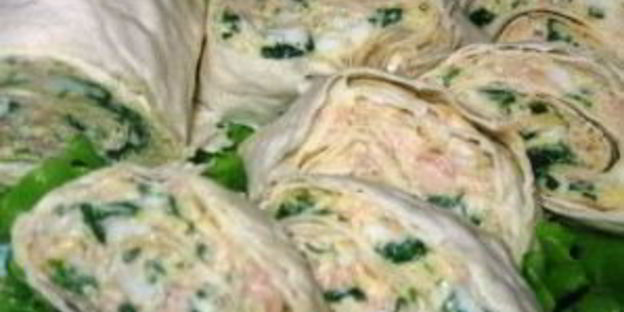 рулет с печенью трески