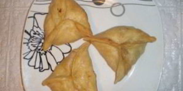 самса из пресного теста