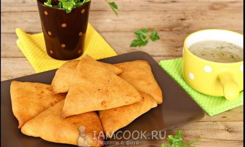 Рецепт самсы на сметанном тесте