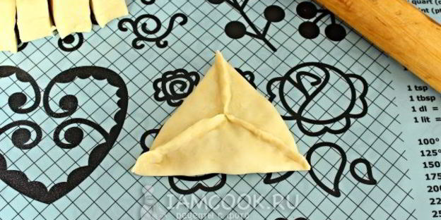 самса на сметанном тесте