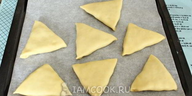 самса на сметанном тесте