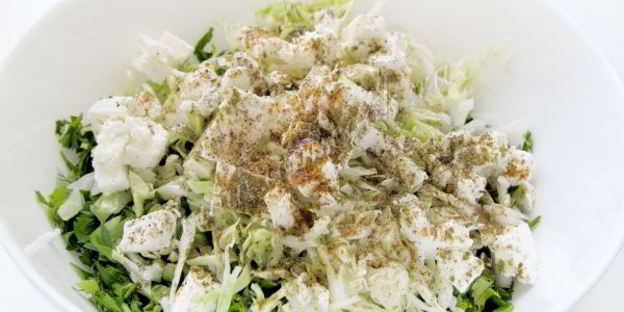 самса с брынзой и зеленью