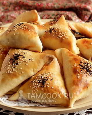 Самса с говядиной и луком