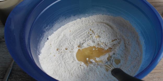 самса с картошкой и фаршем